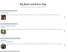 Tablet Screenshot of bigblackandbrowndog.blogspot.com