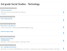 Tablet Screenshot of 3rdsocialstudiestech.blogspot.com