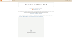 Desktop Screenshot of eurolinguisticasud.blogspot.com