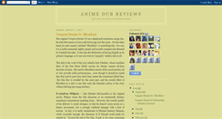 Desktop Screenshot of animeenglishdubreviews.blogspot.com