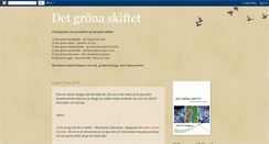 Desktop Screenshot of detgronaskiftet.blogspot.com