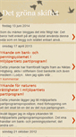 Mobile Screenshot of detgronaskiftet.blogspot.com