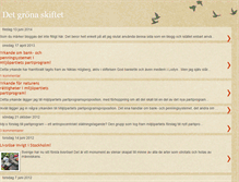 Tablet Screenshot of detgronaskiftet.blogspot.com