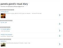 Tablet Screenshot of pamelagiaroli.blogspot.com