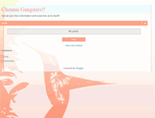 Tablet Screenshot of chennaigangsters.blogspot.com
