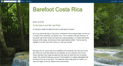 Desktop Screenshot of barefootcostarica.blogspot.com