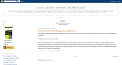 Desktop Screenshot of nomoneydownzerodownmortgageloan.blogspot.com