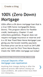 Mobile Screenshot of nomoneydownzerodownmortgageloan.blogspot.com