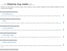 Tablet Screenshot of historiasmuyreales.blogspot.com
