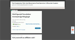 Desktop Screenshot of bestgardeninginformation.blogspot.com