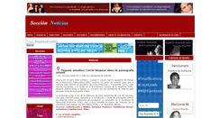 Desktop Screenshot of mujeresnet-noticias.blogspot.com