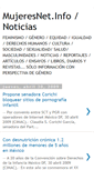 Mobile Screenshot of mujeresnet-noticias.blogspot.com