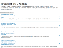 Tablet Screenshot of mujeresnet-noticias.blogspot.com
