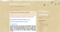 Desktop Screenshot of elultimopatriota.blogspot.com