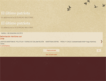 Tablet Screenshot of elultimopatriota.blogspot.com