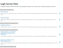 Tablet Screenshot of legit-surveys.blogspot.com
