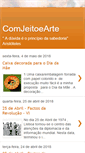 Mobile Screenshot of comjeitoearte.blogspot.com