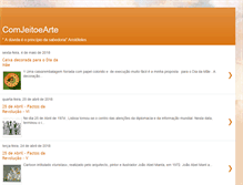 Tablet Screenshot of comjeitoearte.blogspot.com