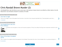 Tablet Screenshot of chrisrandallbrownmurderpage2.blogspot.com