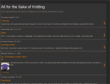 Tablet Screenshot of allforthesakeofknitting.blogspot.com