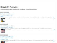 Tablet Screenshot of beautyinpageants.blogspot.com