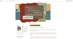 Desktop Screenshot of myvintagemodern.blogspot.com