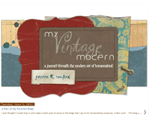 Tablet Screenshot of myvintagemodern.blogspot.com