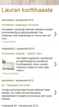 Mobile Screenshot of laurankorttihaaste.blogspot.com