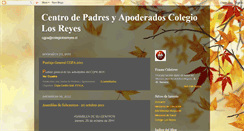 Desktop Screenshot of centrodepadres-colegiolosreyes.blogspot.com