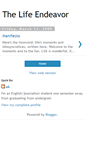 Mobile Screenshot of lifeendeavor.blogspot.com