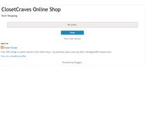 Tablet Screenshot of closetcraves.blogspot.com