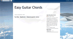 Desktop Screenshot of easyguitarchords-free.blogspot.com