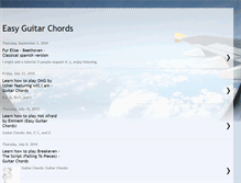Tablet Screenshot of easyguitarchords-free.blogspot.com
