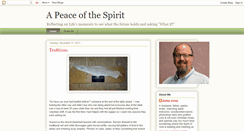 Desktop Screenshot of apeaceofthespirit.blogspot.com