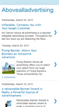 Mobile Screenshot of abovealladvertising-inflatables.blogspot.com