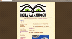 Desktop Screenshot of kodilaraamatukogu.blogspot.com