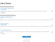 Tablet Screenshot of librotextos.blogspot.com