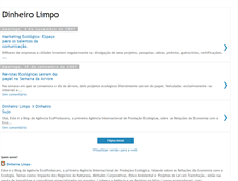 Tablet Screenshot of dinheirolimpo.blogspot.com