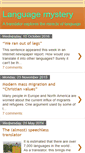 Mobile Screenshot of language-mystery.blogspot.com