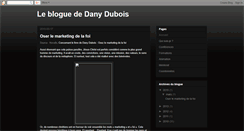 Desktop Screenshot of danydubois.blogspot.com