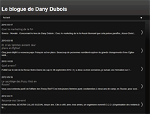 Tablet Screenshot of danydubois.blogspot.com