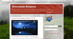 Desktop Screenshot of diversidade-religiosa.blogspot.com