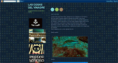 Desktop Screenshot of lascosasdelvinagre.blogspot.com