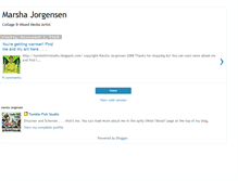 Tablet Screenshot of marshajorgensen.blogspot.com