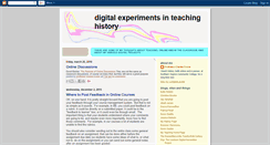 Desktop Screenshot of experimentsinteachinghistory.blogspot.com