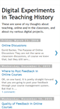 Mobile Screenshot of experimentsinteachinghistory.blogspot.com