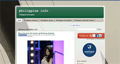 Desktop Screenshot of philippineinfos.blogspot.com
