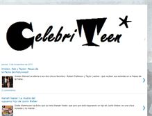 Tablet Screenshot of celebriteen.blogspot.com