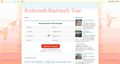 Desktop Screenshot of kedarnath-badrinath-tour-packages.blogspot.com