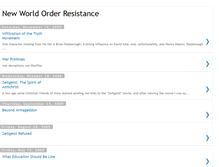 Tablet Screenshot of nwo-resistance.blogspot.com